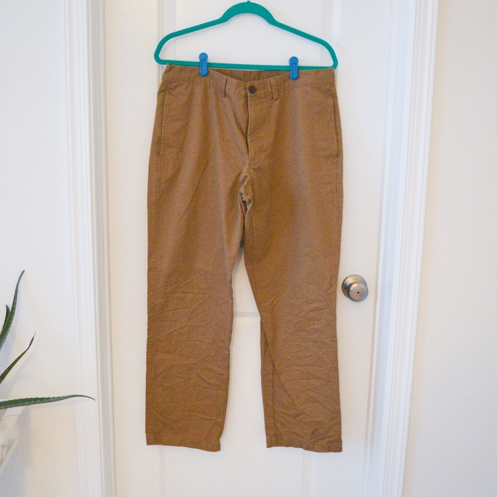 H26 Haggar Tan Khaki Pants 34 x 30